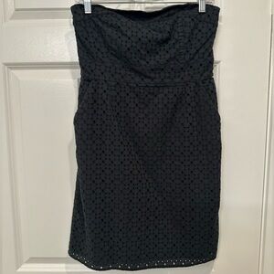 New York & Company Black Strapless Dress